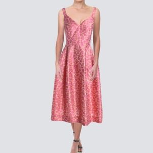 NWT Jill Stuart Floral Fit & Flair sz 2 w/pockets